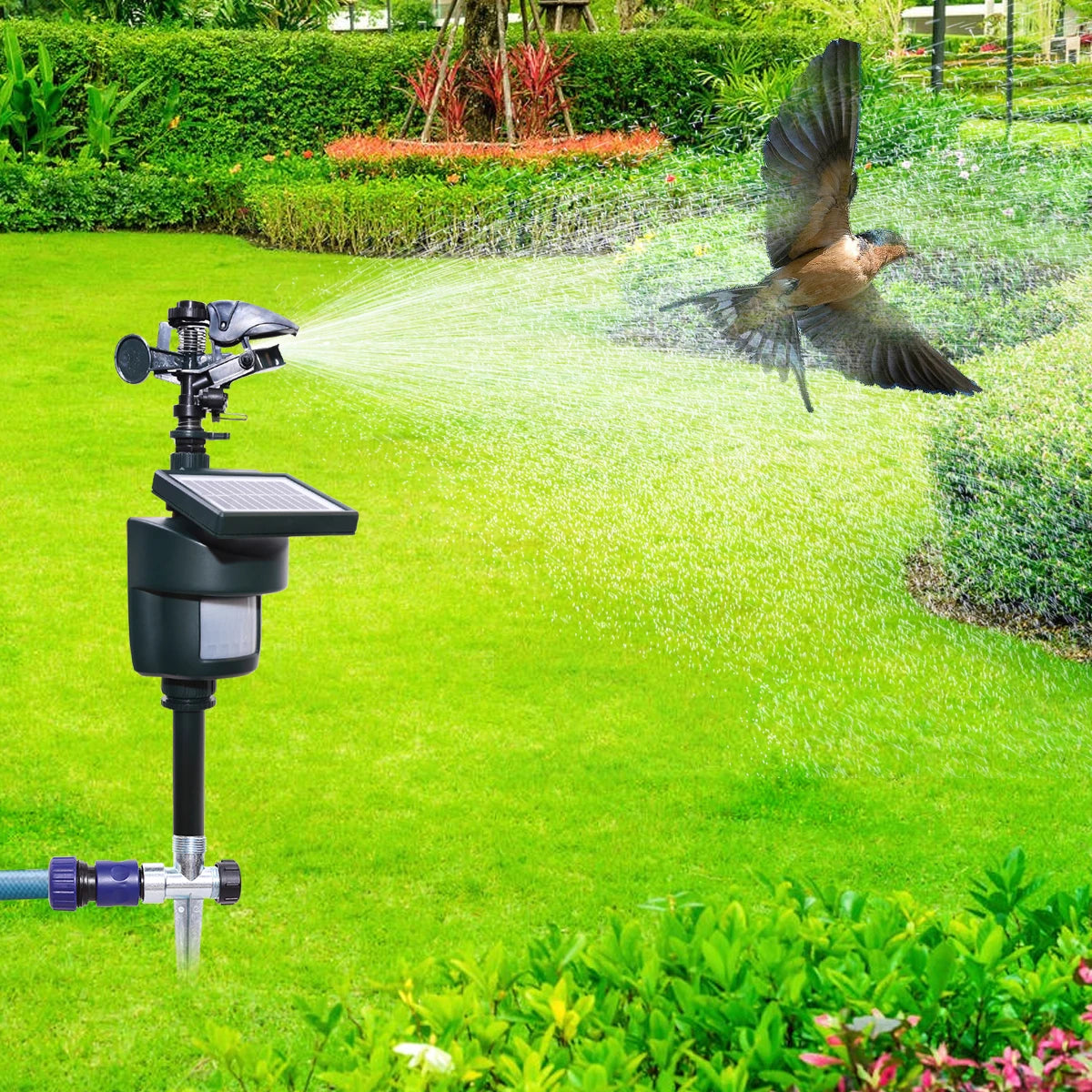 Yardeen Motion Activated Sprinkler With Solar Panels For Outdoor Animals