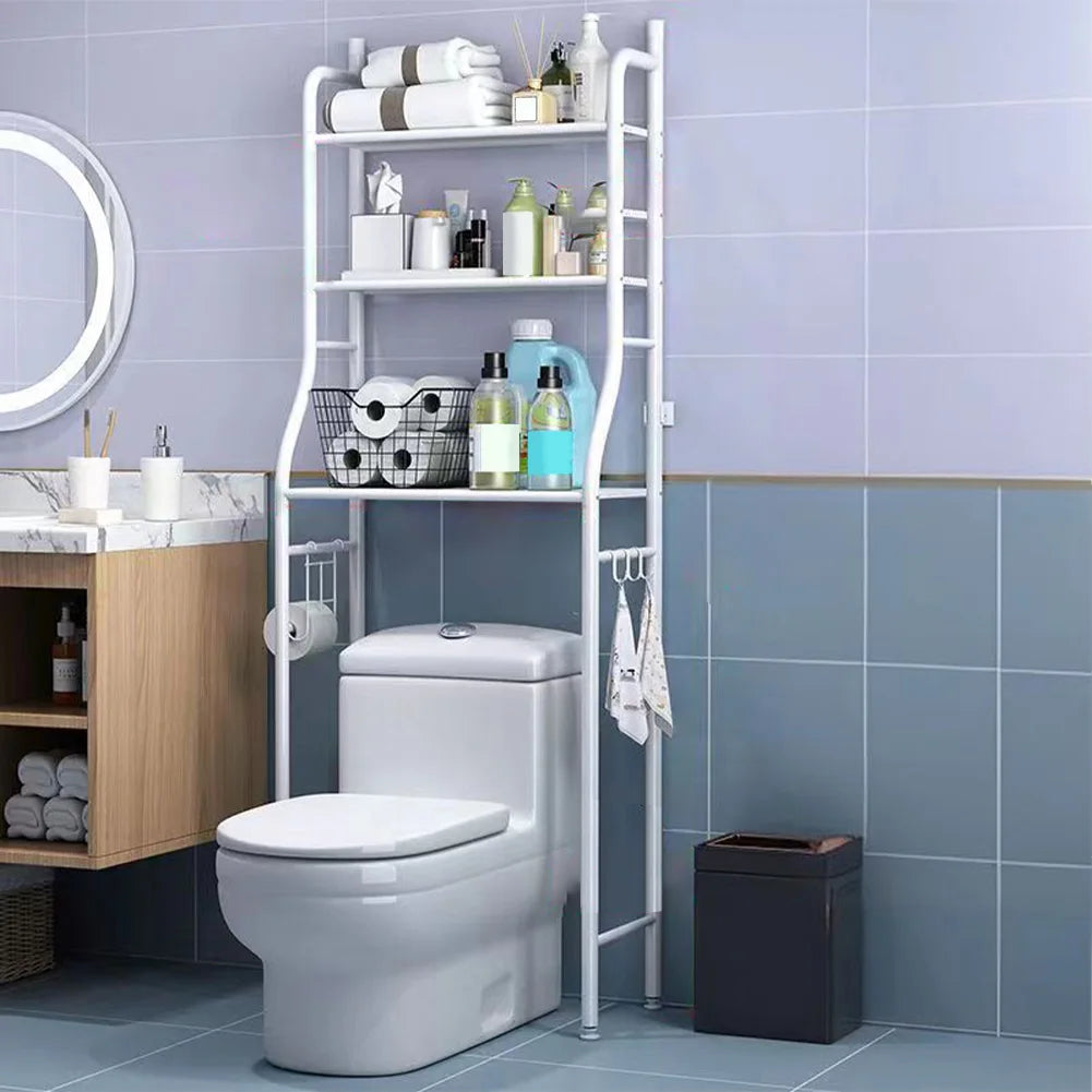 Studyset Over Toilet Storage Shelf Freestanding Two Tier Bathroom Organizer