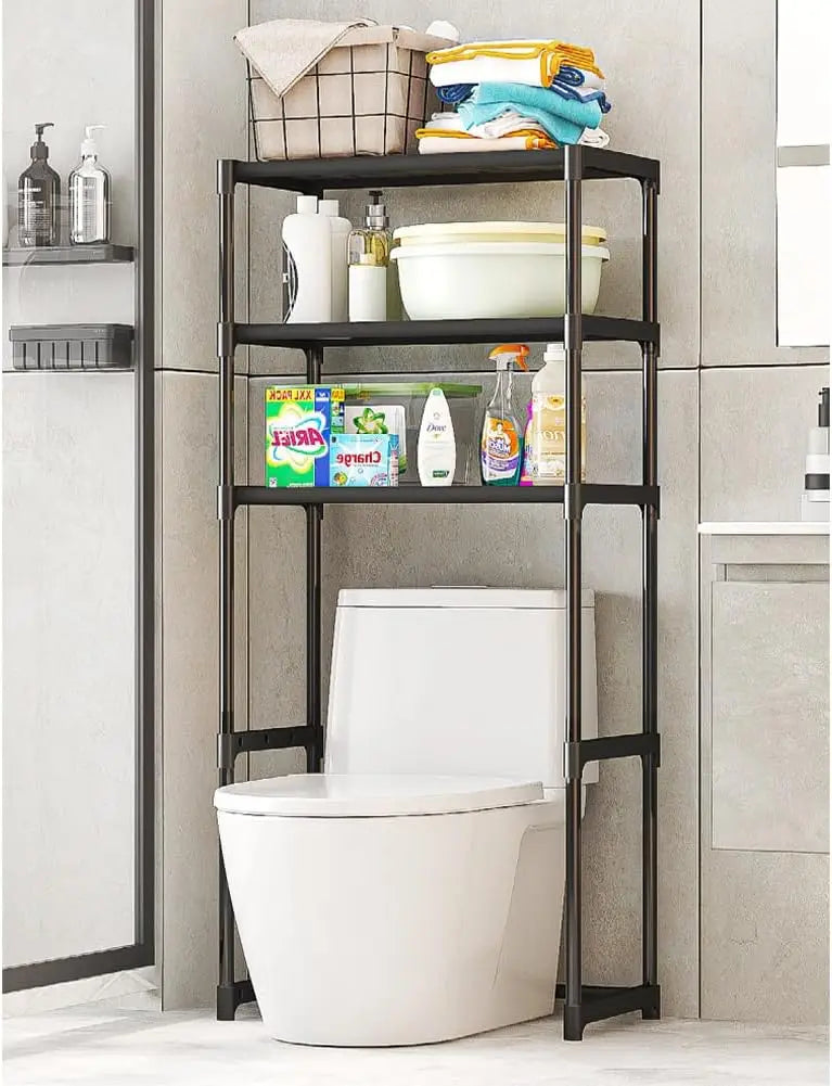 TWISTER.CK Over The Toilet Storage Cabinet 3 Tier Bathroom Organizer