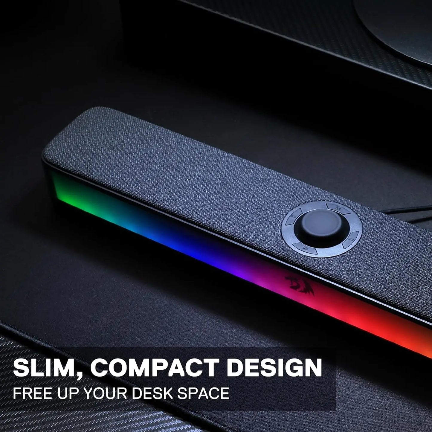 Redragon GS515 RGB Desktop Soundbar 2.0 Speaker System