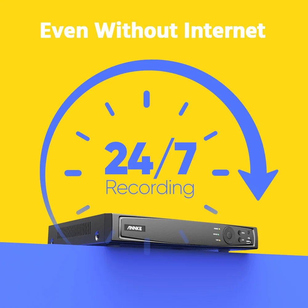 Annke 4K PoE Video Surveillance System 8 Channel NVR