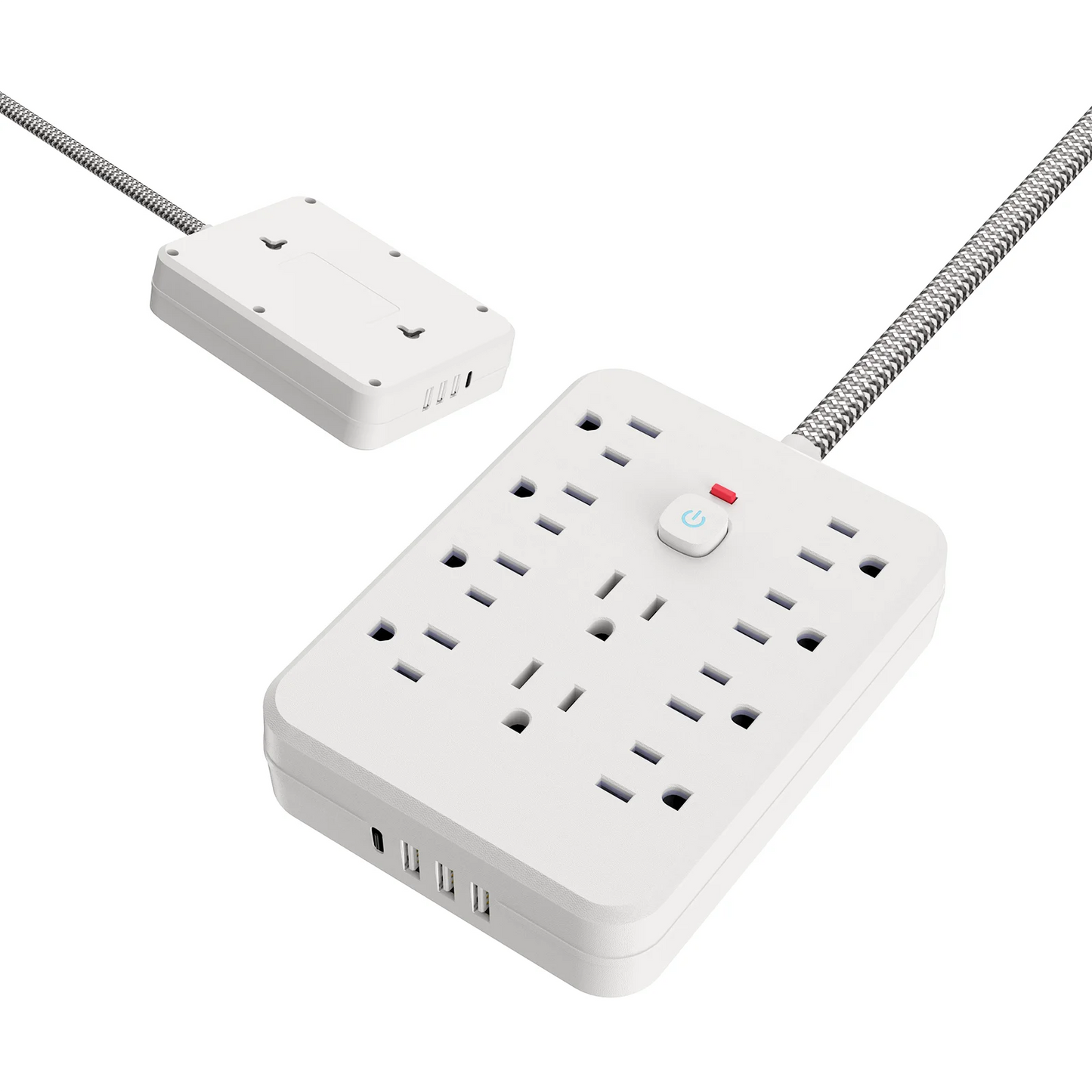 TRANSTON Power Strip Surge Protector With USB-C Ports