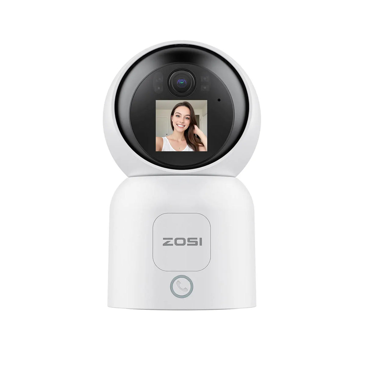 Zosi 2K PTZ AI Indoor WiFi Security Camera Night Vision