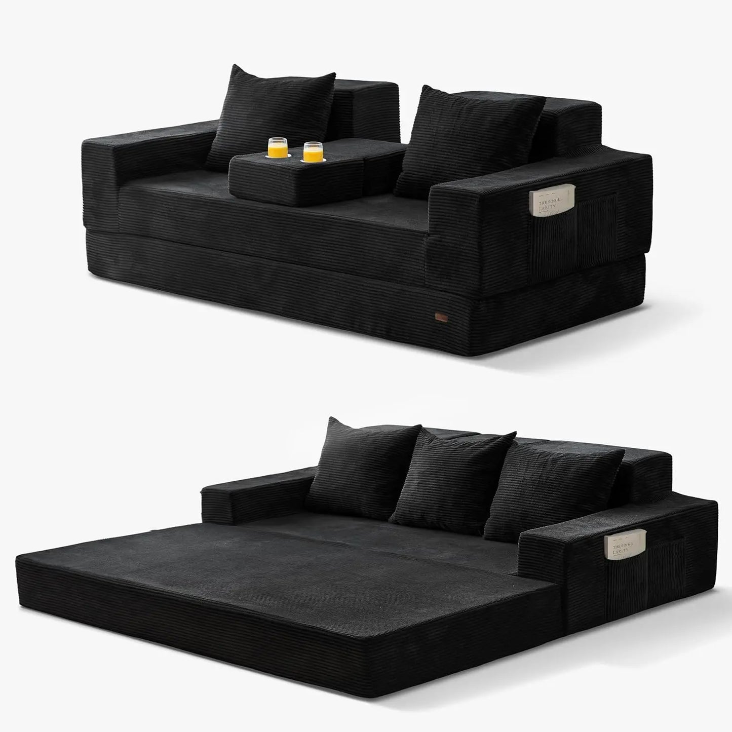 HUANZHUANG Convertible Sofa Bed 4 in 1 Modern Living Room
