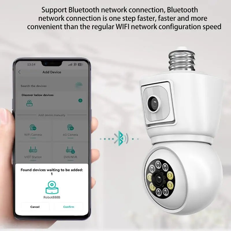 SECUEYE 8MP WiFi 4K Dual Lens Security Camera Auto Tracking
