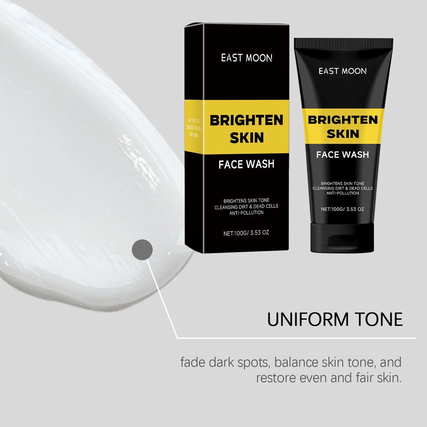 Men Facial Cleanser Rich Foam Moisturizing Gentle Oil Control