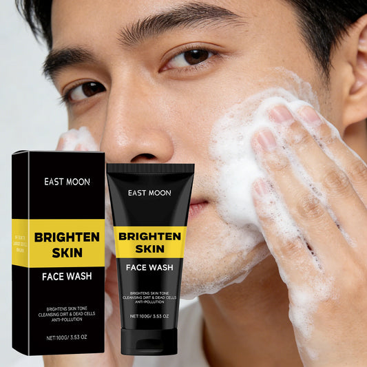 Men Facial Cleanser Rich Foam Moisturizing Gentle Oil Control