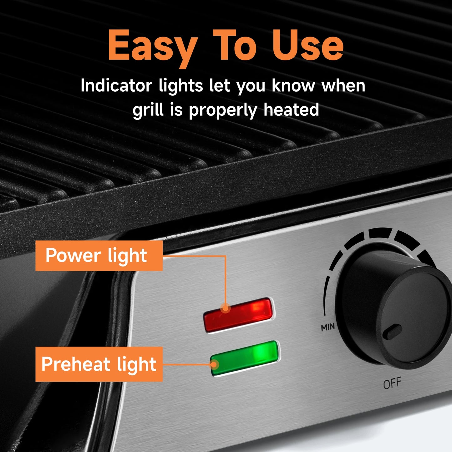 Suslas Electric Panini Press Griddle For Grilled Cheese Sandwich