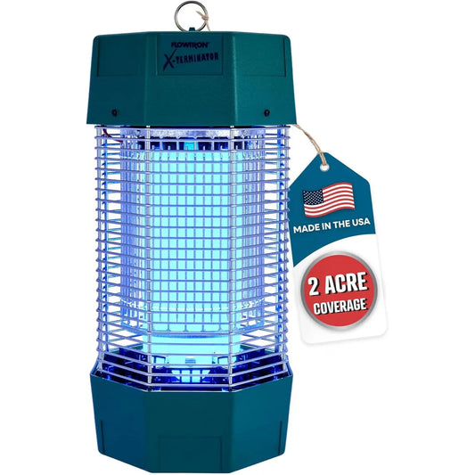Flowtron Electric Bug Zapper Outdoor 120W UV Light Dual Lure Method