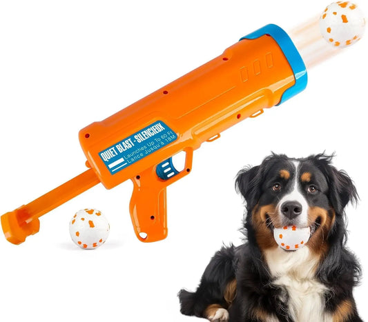 Dog Ball Launcher With 3 ETPU Balls Interactive Pet Toy