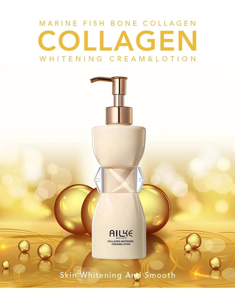 AILKE Collagen Whitening Body Lotion for Women With Nicotinamide
