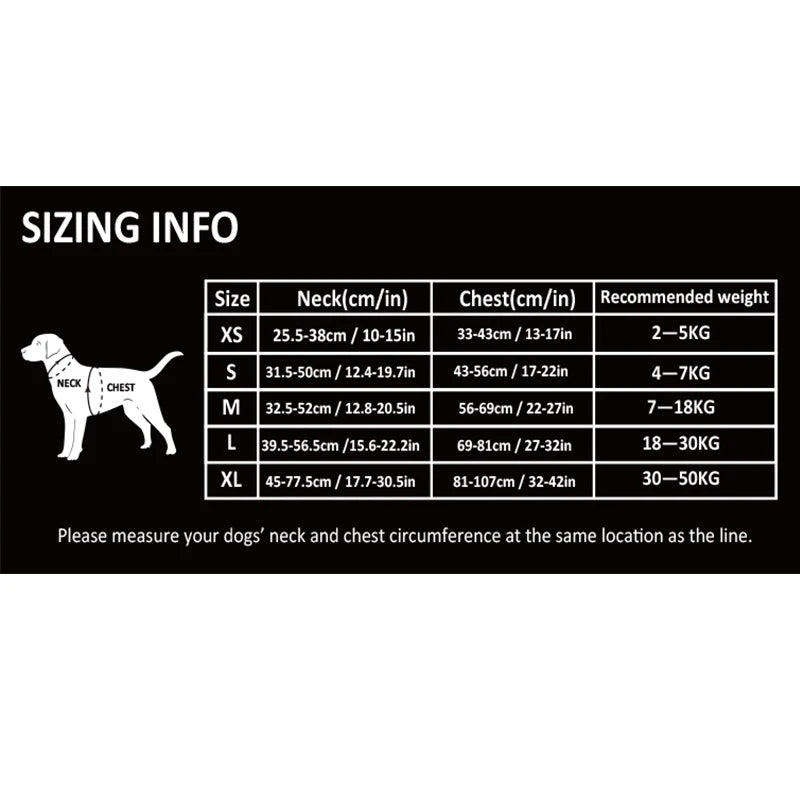 TRUELOVE Reflective Nylon Dog Harness No Pull Adjustable for Outdoor