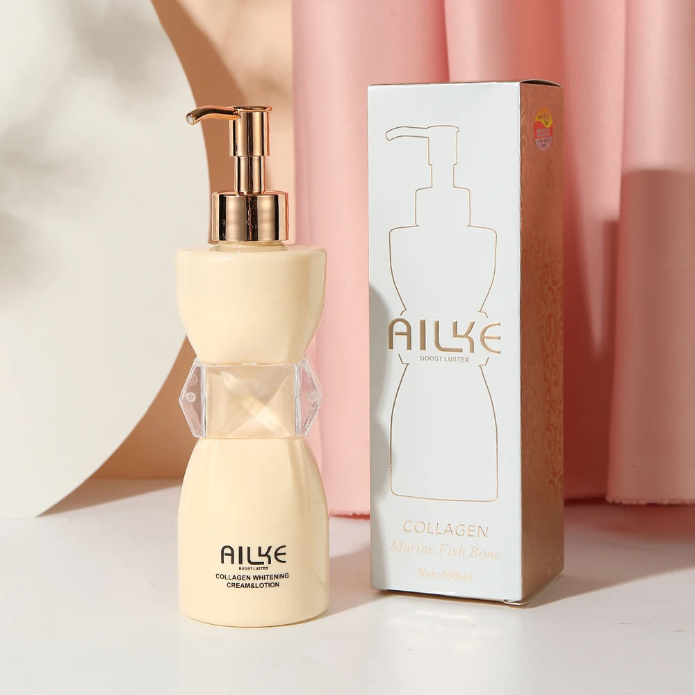 AILKE Collagen Whitening Body Lotion for Women With Nicotinamide