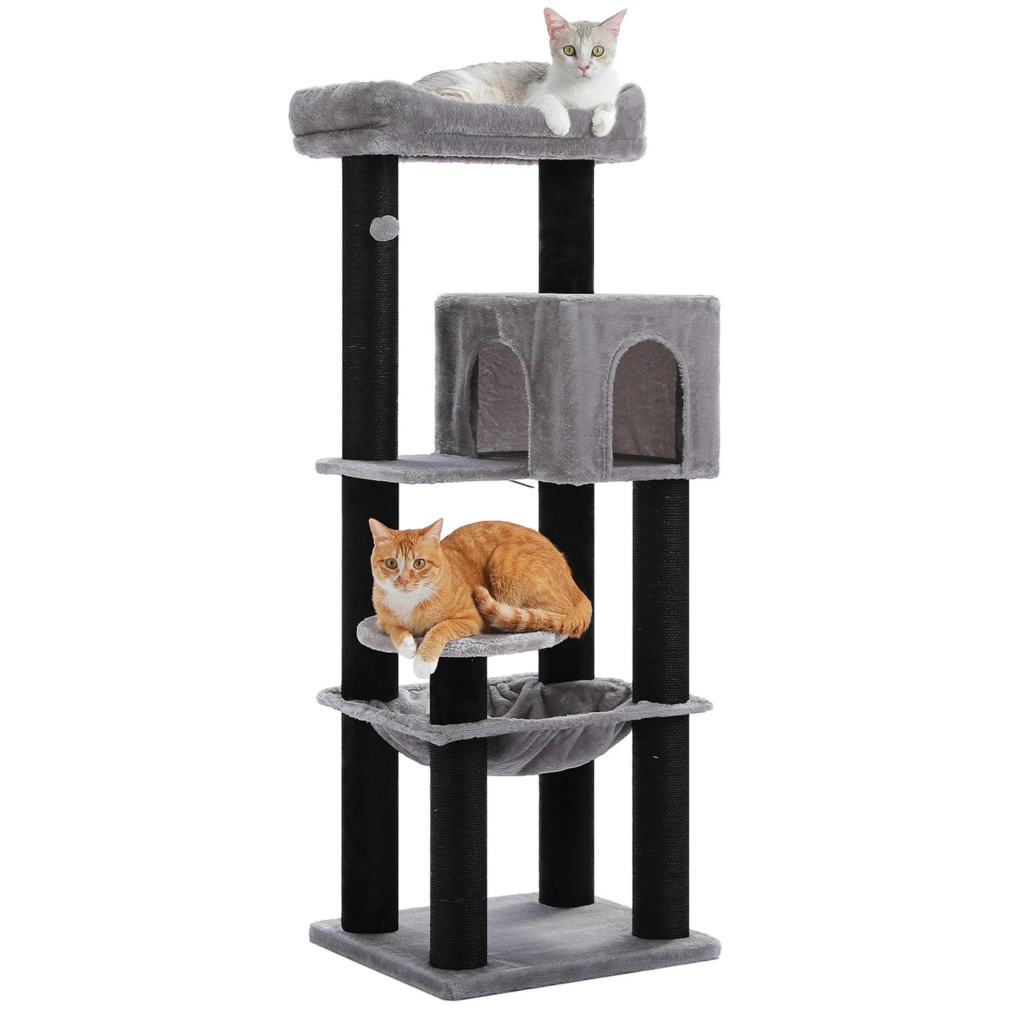 PAWZ Road Cat Tree With Scratching Posts And Hammock