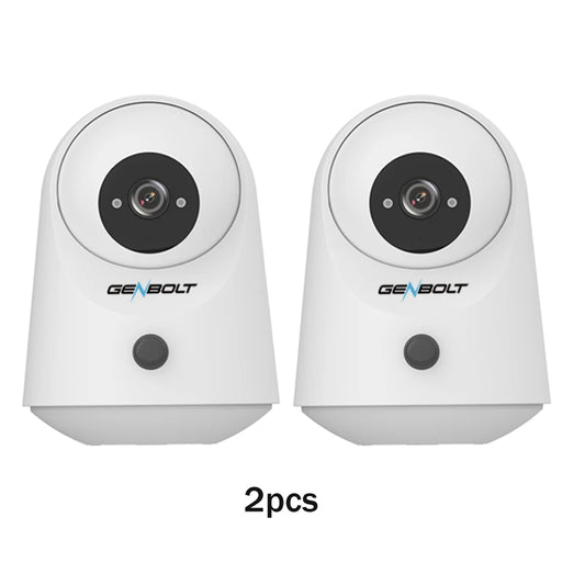 Genbolt 5000mAh Battery 2K Indoor Pan Tilt Security Camera PIR WiFi