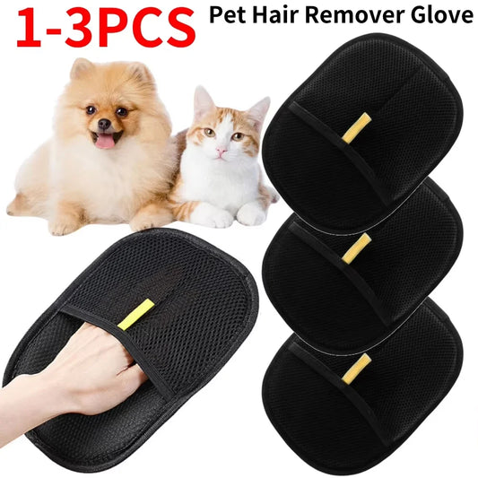 Pet Deshedding Glove For Dog Cat Rabbit Hair Removal