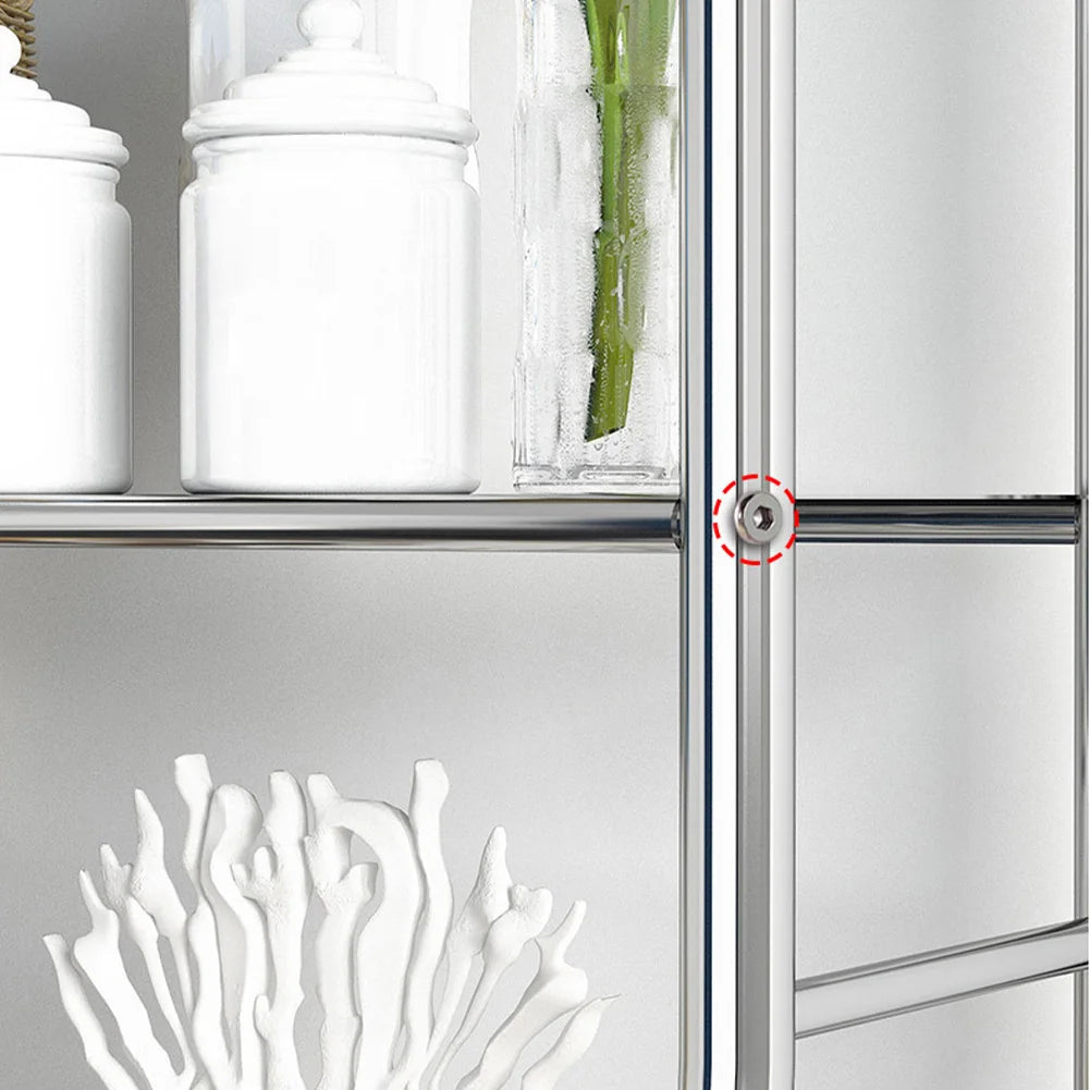 Studyset Over Toilet Storage Shelf Freestanding Two Tier Bathroom Organizer