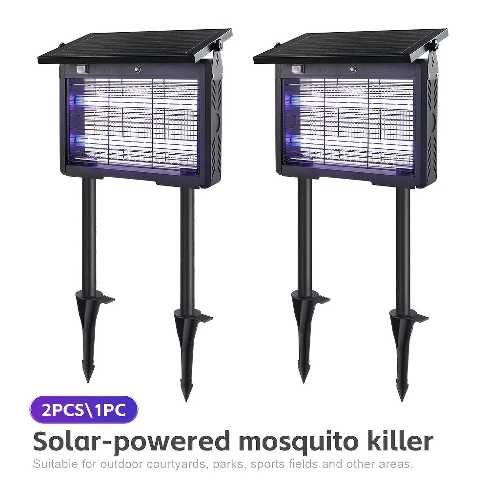 Outdoor Solar Mosquito Repellent Device And Killer Lamp