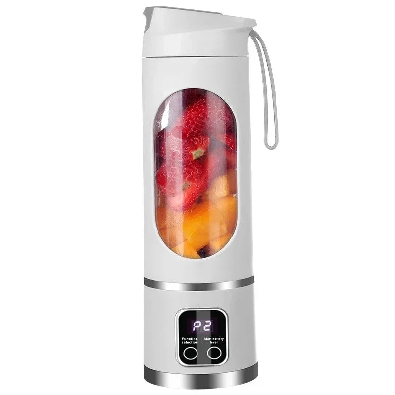 Portable Electric Juicer Travel Blender With 8 Blades