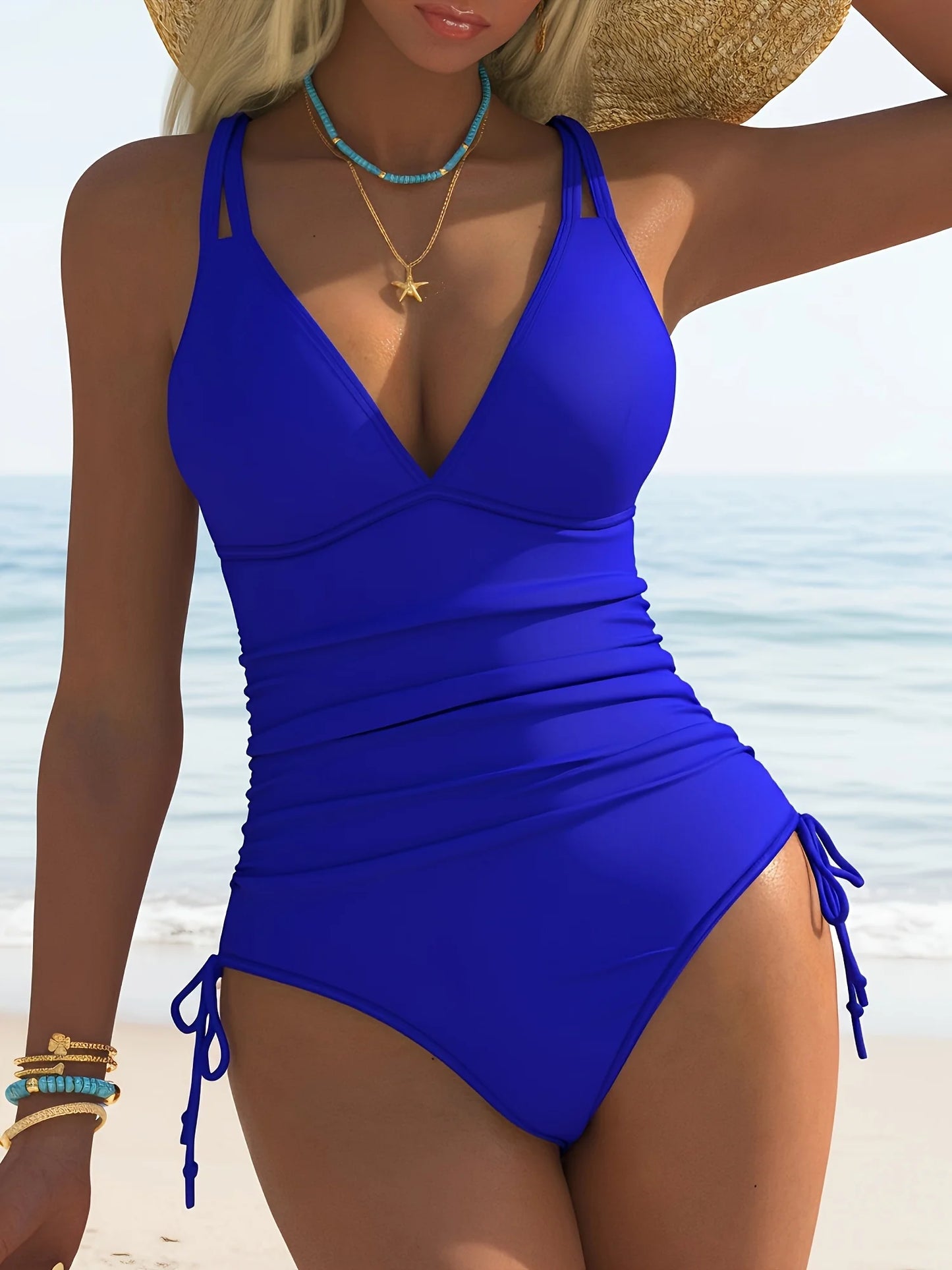Women's Tight Fitting Competitive One Piece Swimsuit For Sports