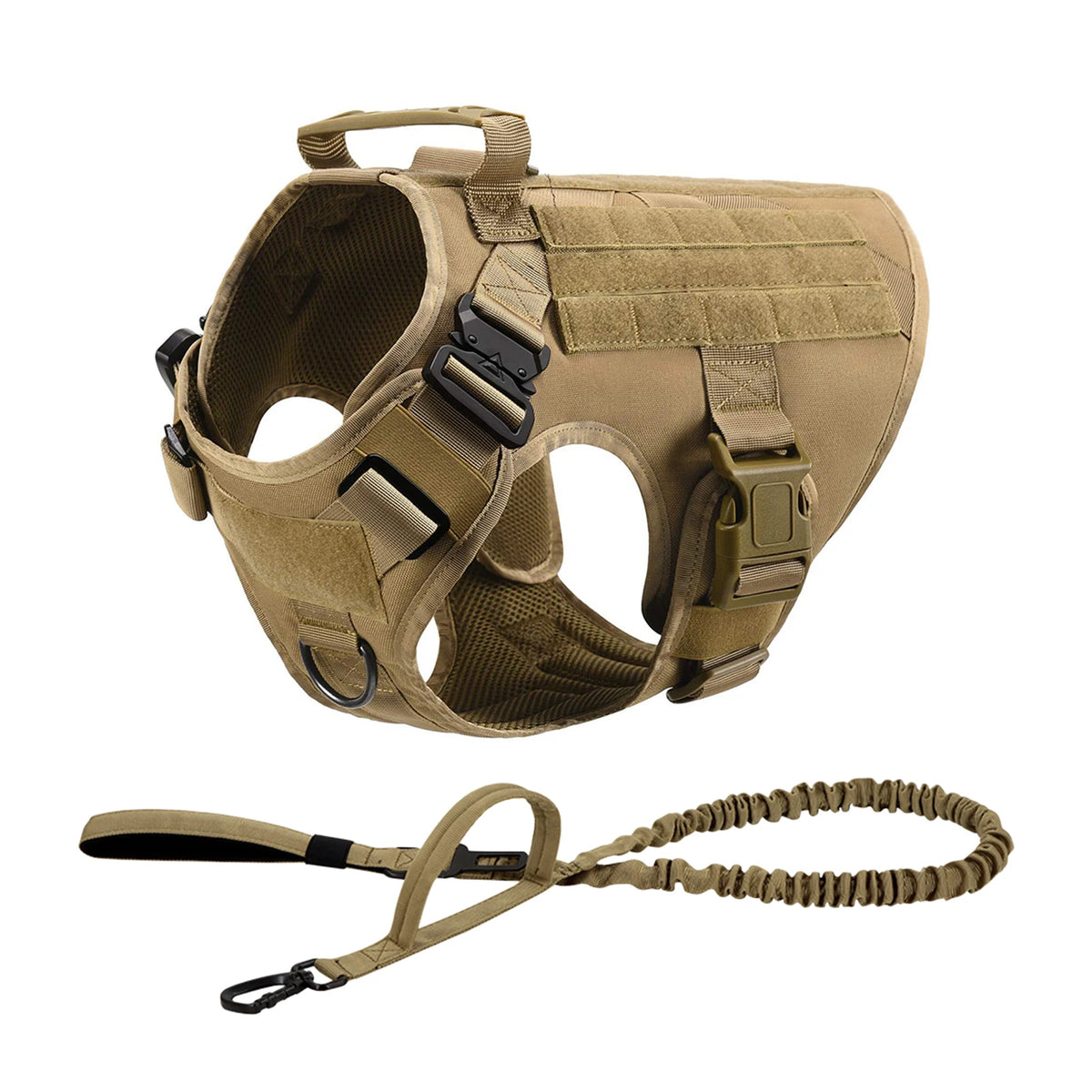Petavel Tactical Dog Harness Featuring Quick Release Buckles