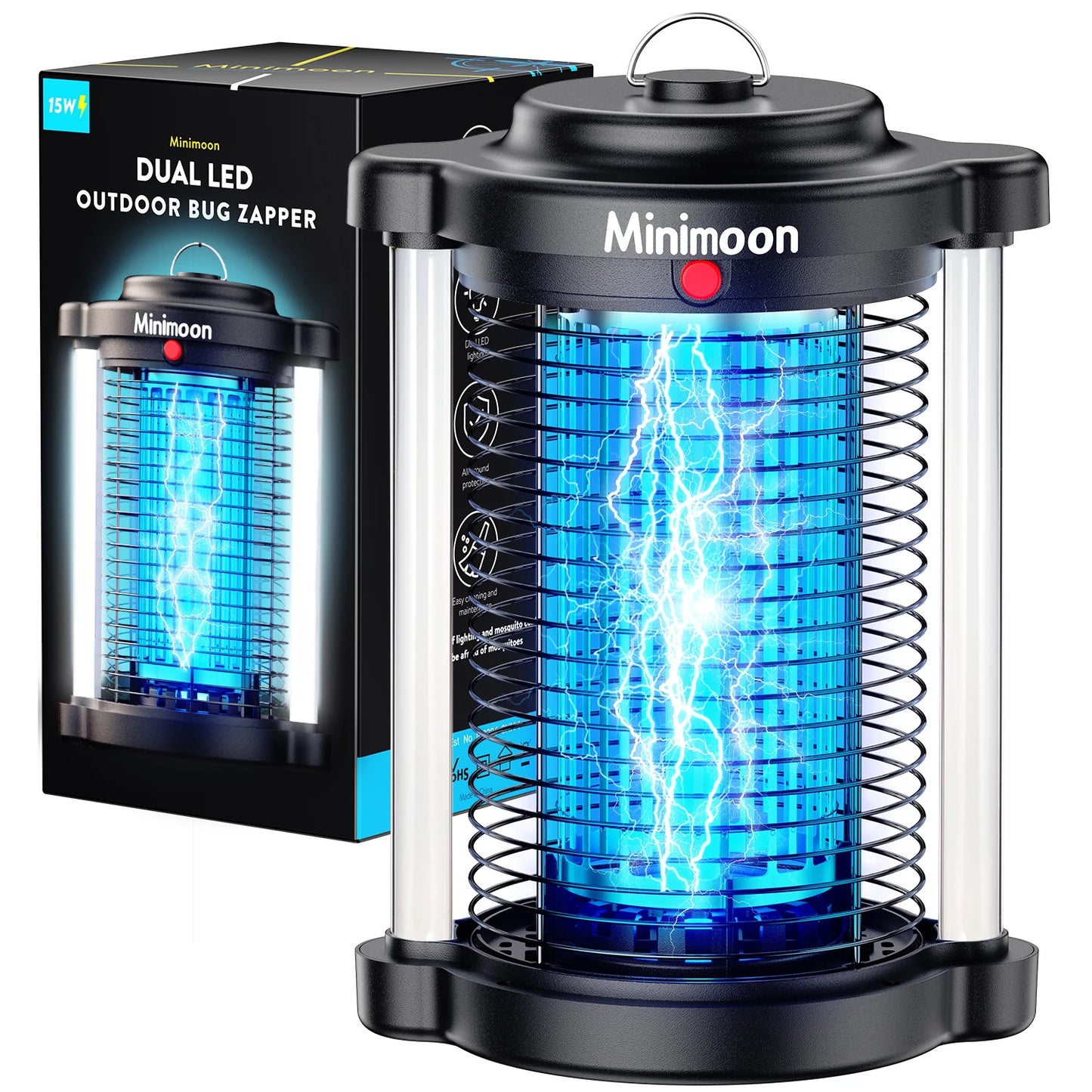 Bug Zapper Outdoor Mosquito Trap With Dual LED 4200V