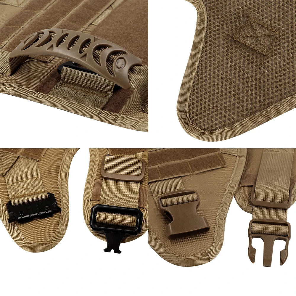 Nylon Dog Harness Leash And Collar Set For German Shepherd Malinois