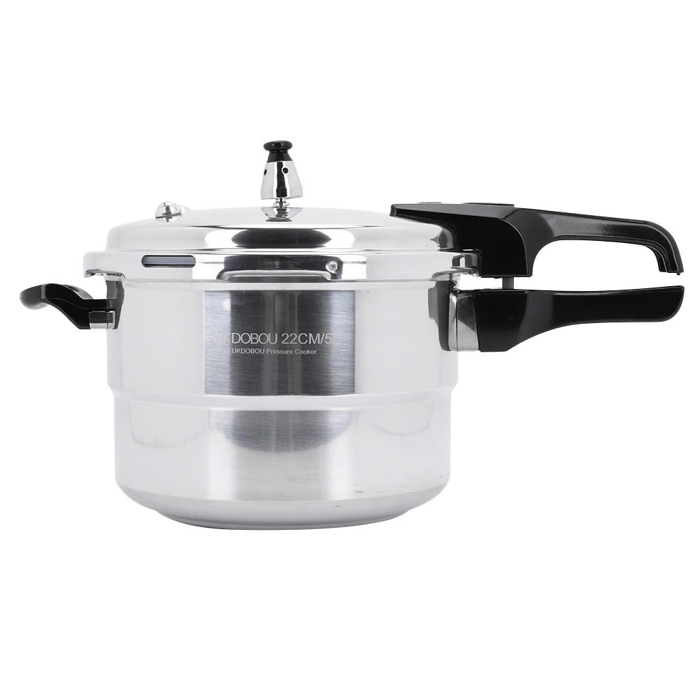 Aluminum Alloy Pressure Cooker with Steamed Layer Small Pressure Cooker Household Stovetop Pressure Canner for Induction Cooker