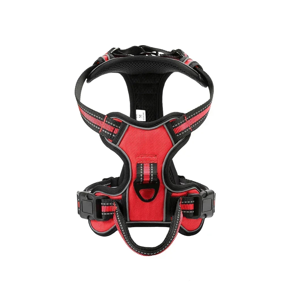 Nylon Reflective Adjustable Dog Harness Vest No Pull For Dogs