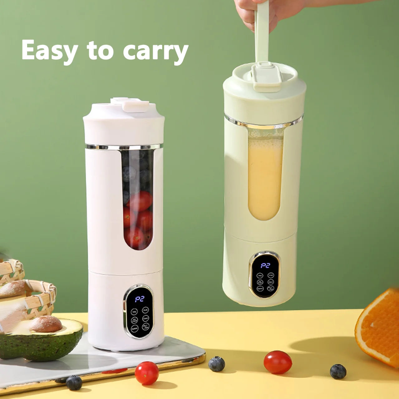 TMJD MISS Portable Wireless USB Juicer 12-Blade Blender