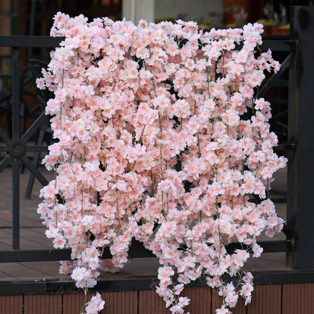 Artificial Sakura Flowers Vine For Wedding Decor
