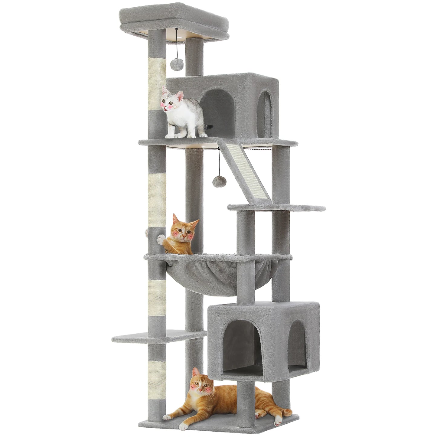 PAWZ Road Cat Tree Tall Multi Level Tower For Cats