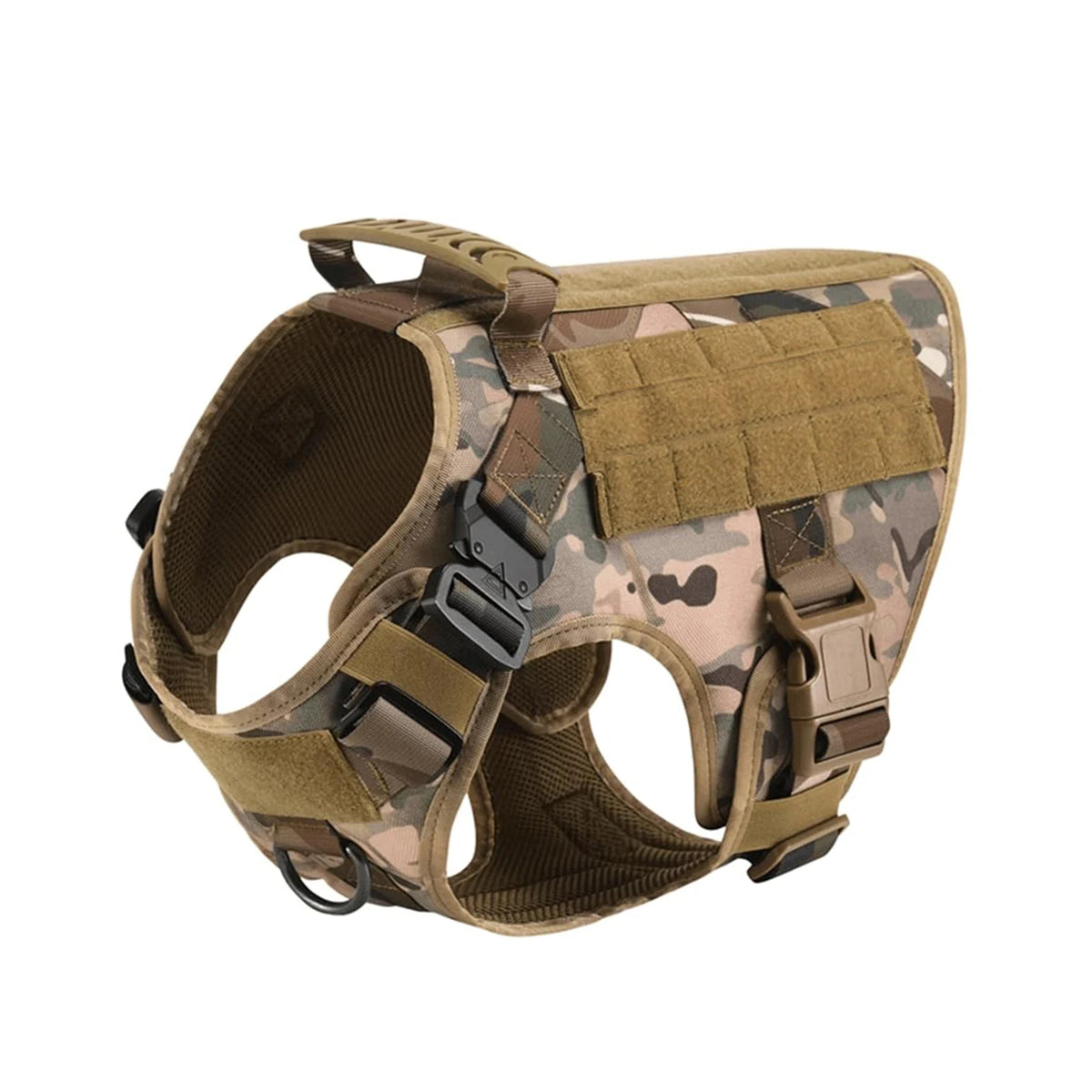 Petavel Tactical Dog Harness Featuring Quick Release Buckles