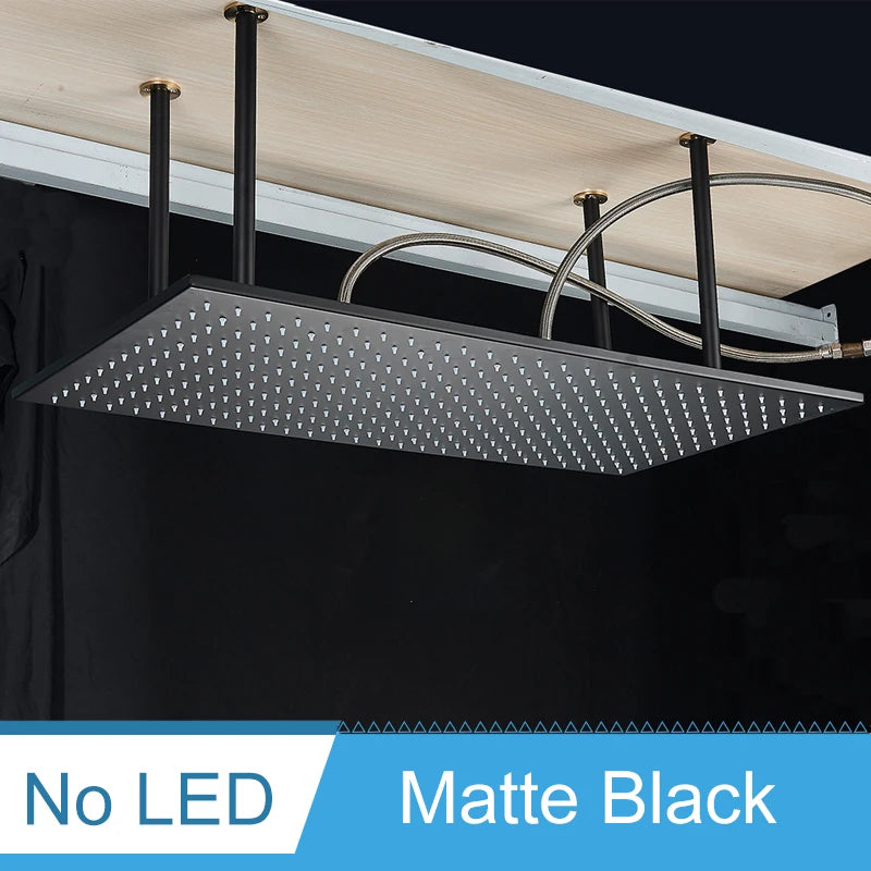 Shinesia LED Rainfall Shower System Ceiling Mounted
