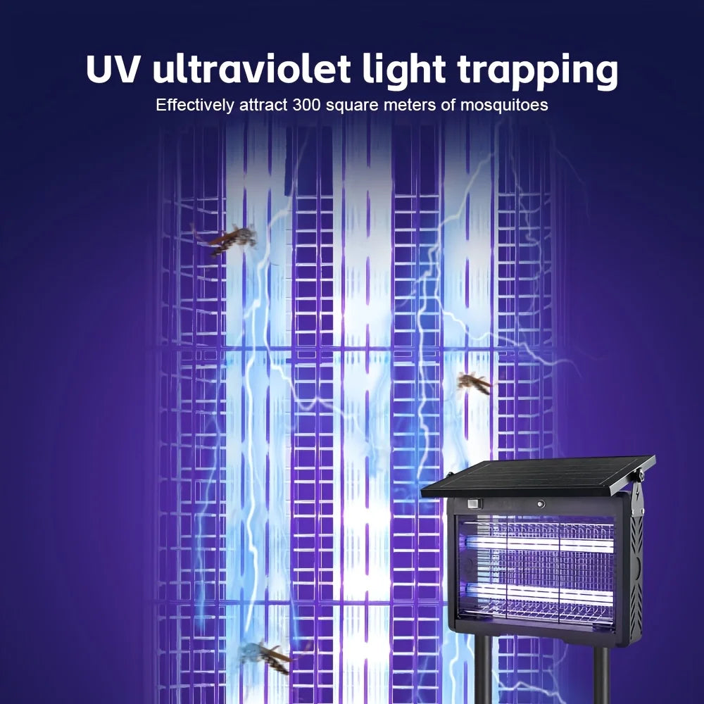 Outdoor Solar Mosquito Repellent Device And Killer Lamp