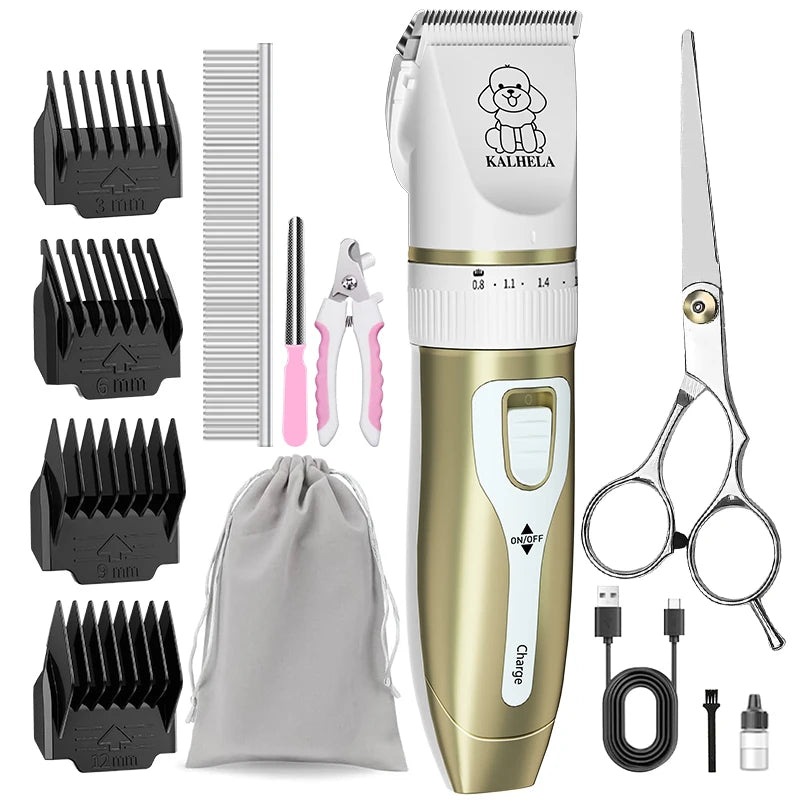 Rechargeable Low Noise Cordless Pet Trimmer For Dogs And Cats