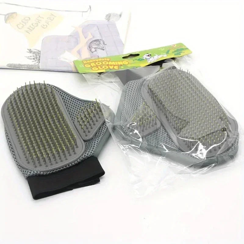 Gentle Deshedding Pet Grooming Glove For Dogs And Cats