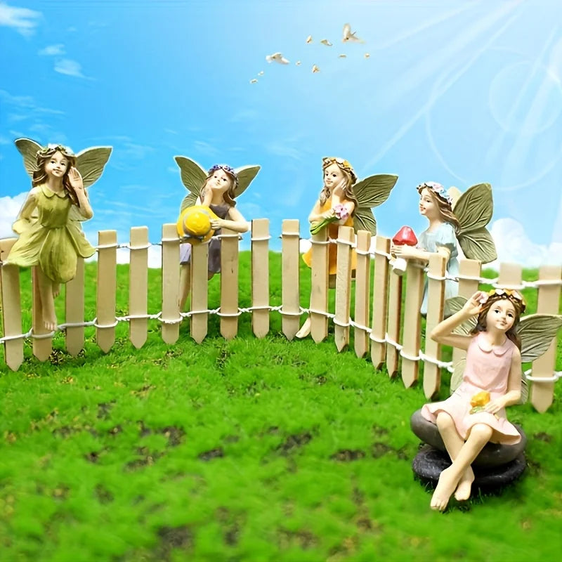 Fairy Garden Mini Figurines Set For Outdoor Lawn Decor