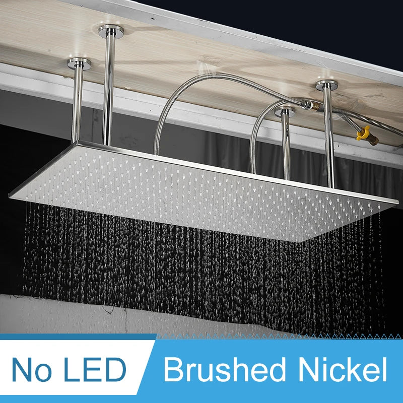 Shinesia LED Rainfall Shower System Ceiling Mounted