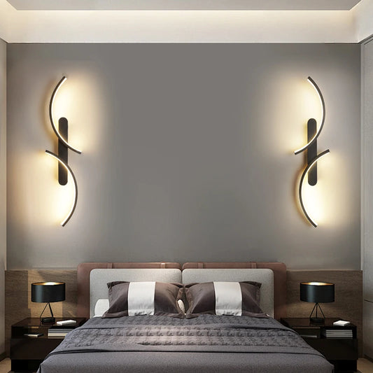 FRPY LED C Shape Wall Lamp Sconce Modern Minimalist Lighting