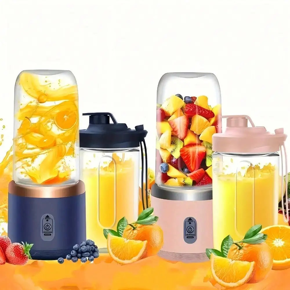 Portable Juicer Cup USB Rechargeable Blender For Home And Travel