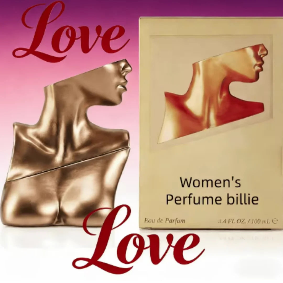 Billie Gold Sculpture Perfume For Women Elegant Valentines Gift