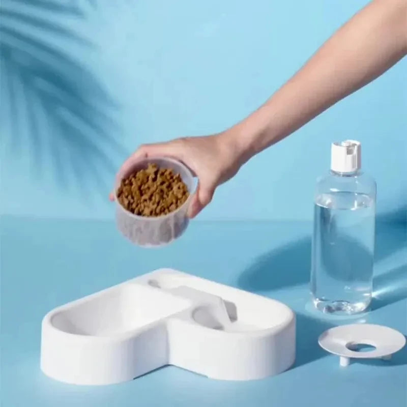 Automatic Drinking Pet Bowl Moisture Proof Cat And Dog Dual Use