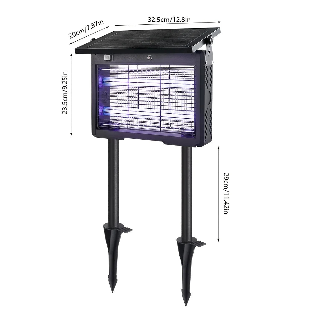Outdoor Solar Mosquito Repellent Device And Killer Lamp