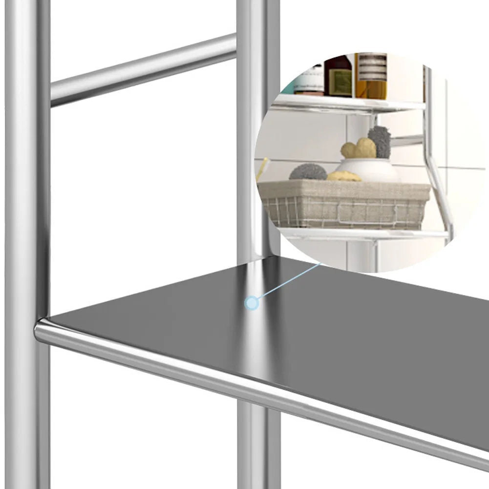 Studyset Over Toilet Storage Shelf Freestanding Two Tier Bathroom Organizer