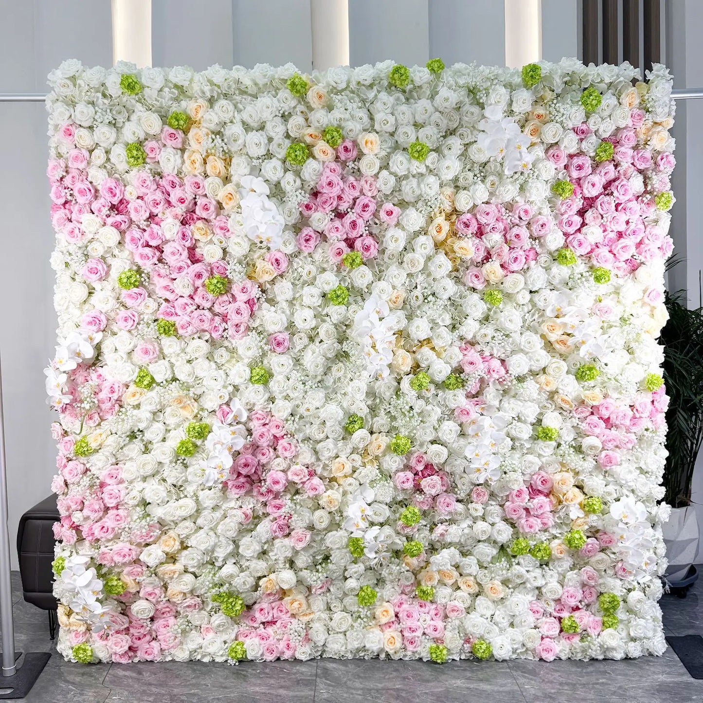 Gradient Rose Cloth Backdrop Curtain for Weddings and Events