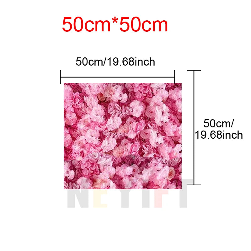 Gradient Rose Cloth Backdrop Curtain for Weddings and Events