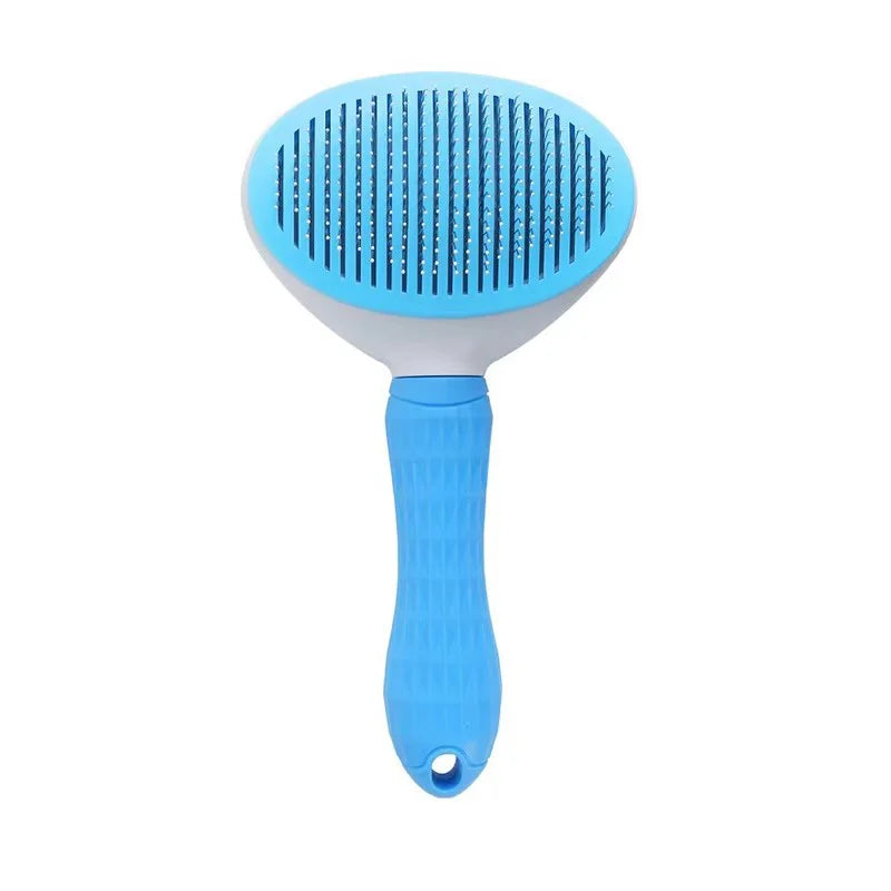 One Button Self Cleaning Slicker Brush For Dog And Cat Grooming