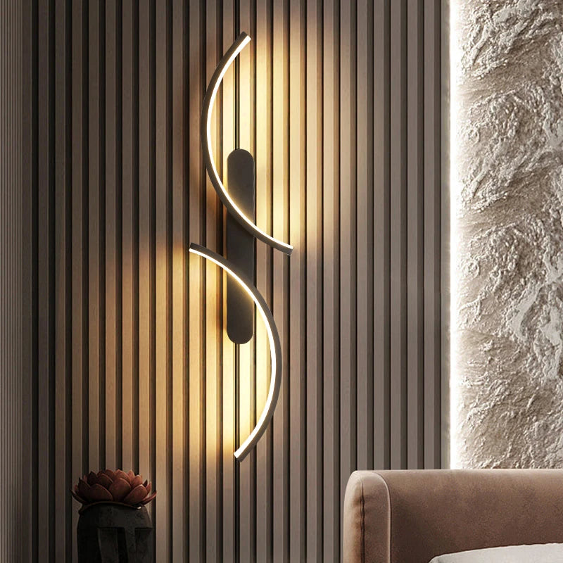 FRPY LED C Shape Wall Lamp Sconce Modern Minimalist Lighting