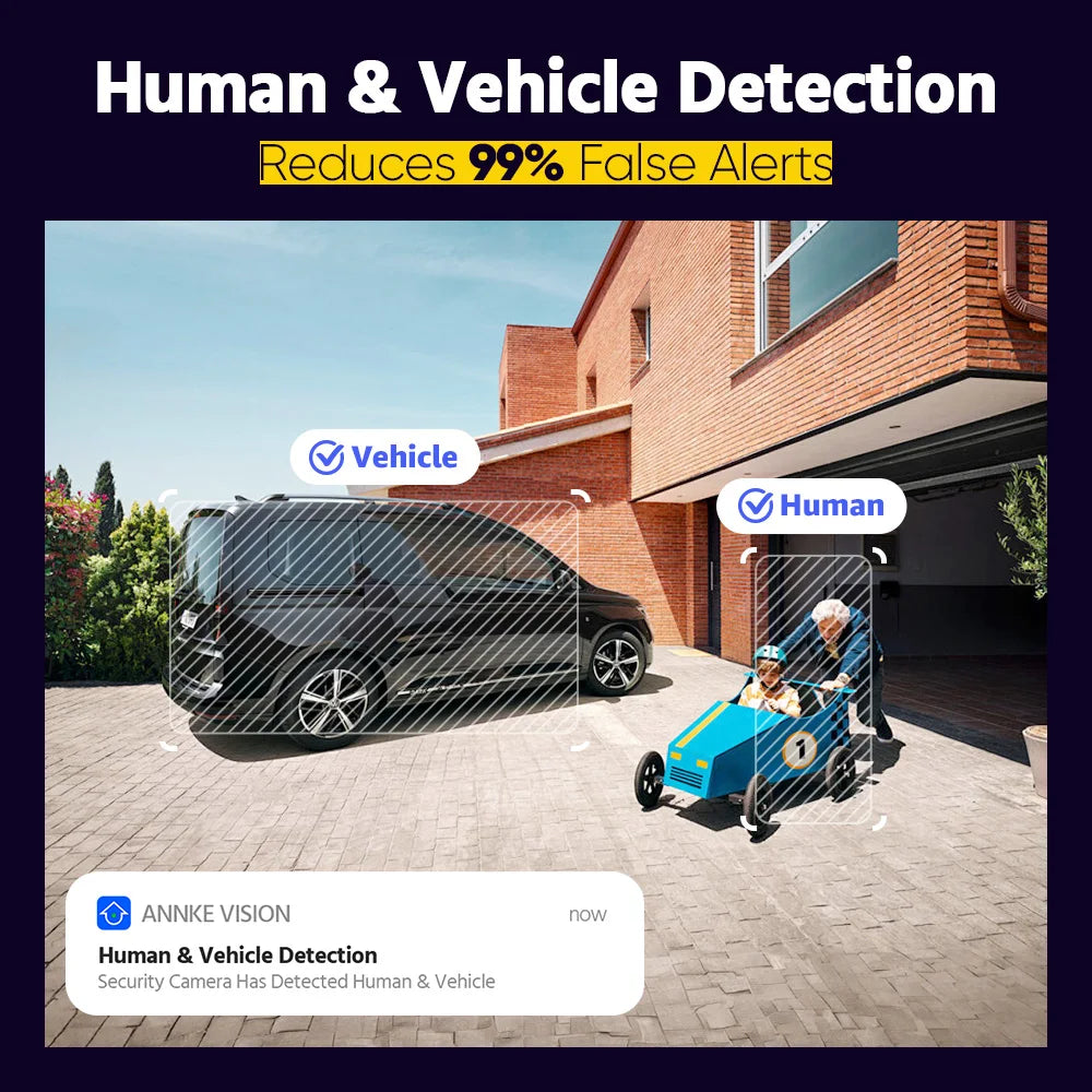 ANNKE 8MP 4K Dual Light Varifocal Dome IP Camera